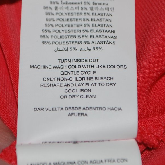 Michael Kors Coral V-neck Top w/Ladderback Sleeves - XL - Picture 13 of 13